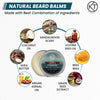 Natural Beard Care Gift Set - (4pcs)