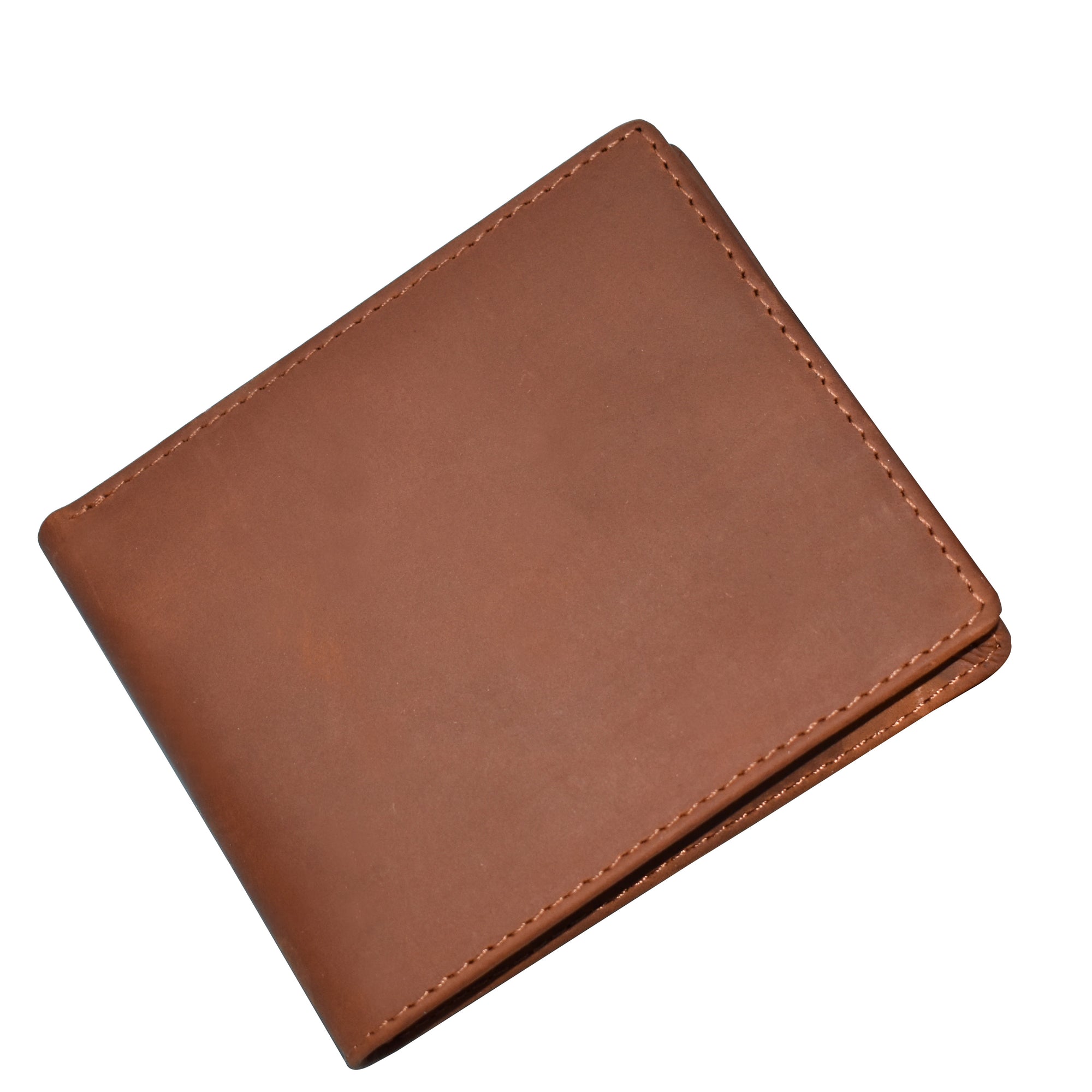 Leather Men's Wallet - Brown