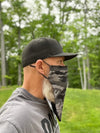 Large Beard Face Mask - Carmouflage Grey